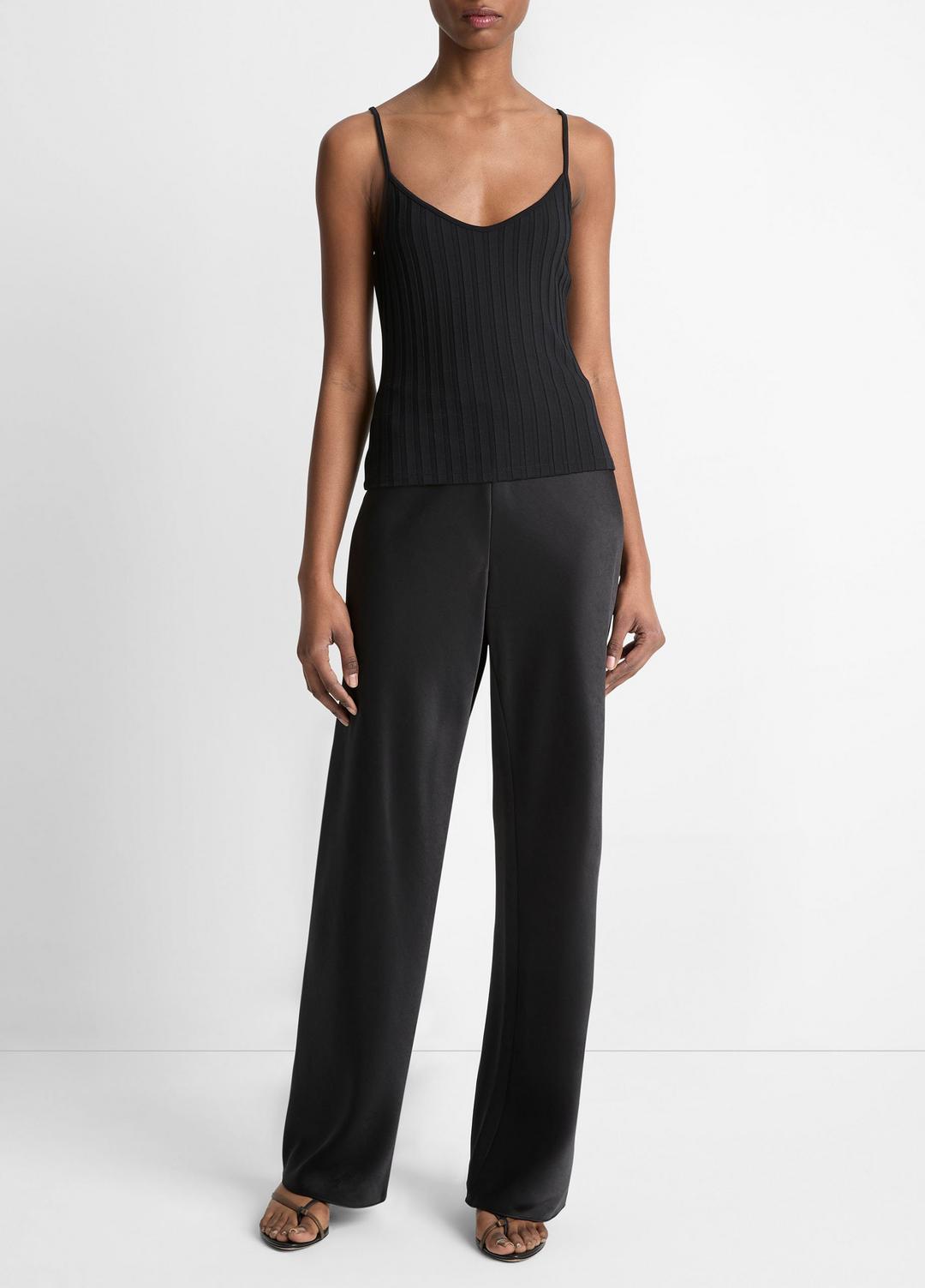 VINCE Ribbed V-Neck Camisole in Shirts & Tees