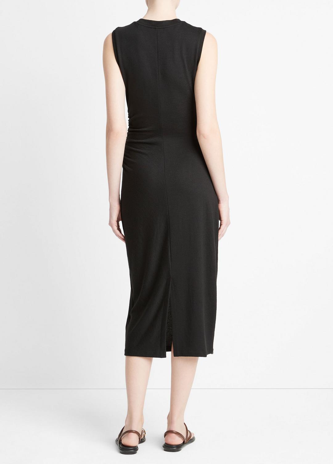 VINCE Sleeveless Gathered-Waist Dress in Dresses & Skirts