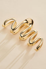 gold swirl claw clip Versona Accessories