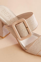 buckle band block heels Versona Trends|Shoes