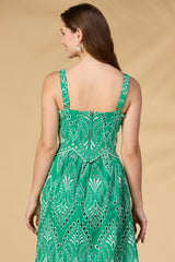 go green cropped tank Versona Trends|Apparel