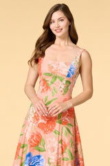 hydrangea blooms midi dress Versona Trends