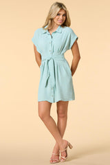 breathe in breathe out shirt dress Versona Trends