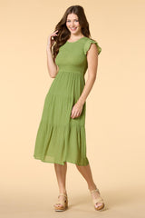 smock and awe midi dress Versona Trends