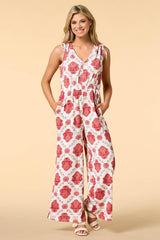 the fine print jumpsuit Versona Trends
