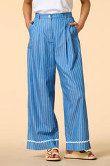 beach days chambray pants Versona Trends|Apparel