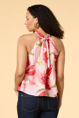 poppy petals halter tank Versona Trends