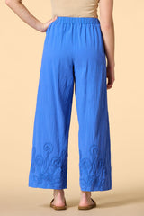 saltwater sea embroidered pants Versona Trends