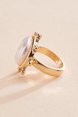 gold studded pearl ring Versona Trends|Jewelry