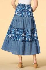 blue moon maxi skirt Versona Trends|Apparel