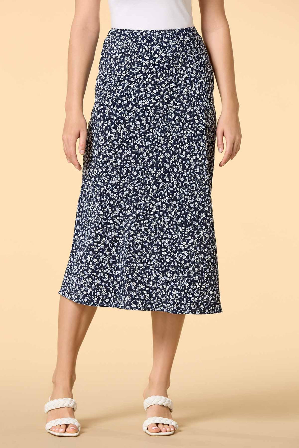 midnight bloom midi skirt Versona Trends|Apparel