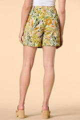 tropical rainforest ponte skort Versona Trends|Apparel