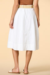 beach club belted midi skirt Versona Trends|Apparel