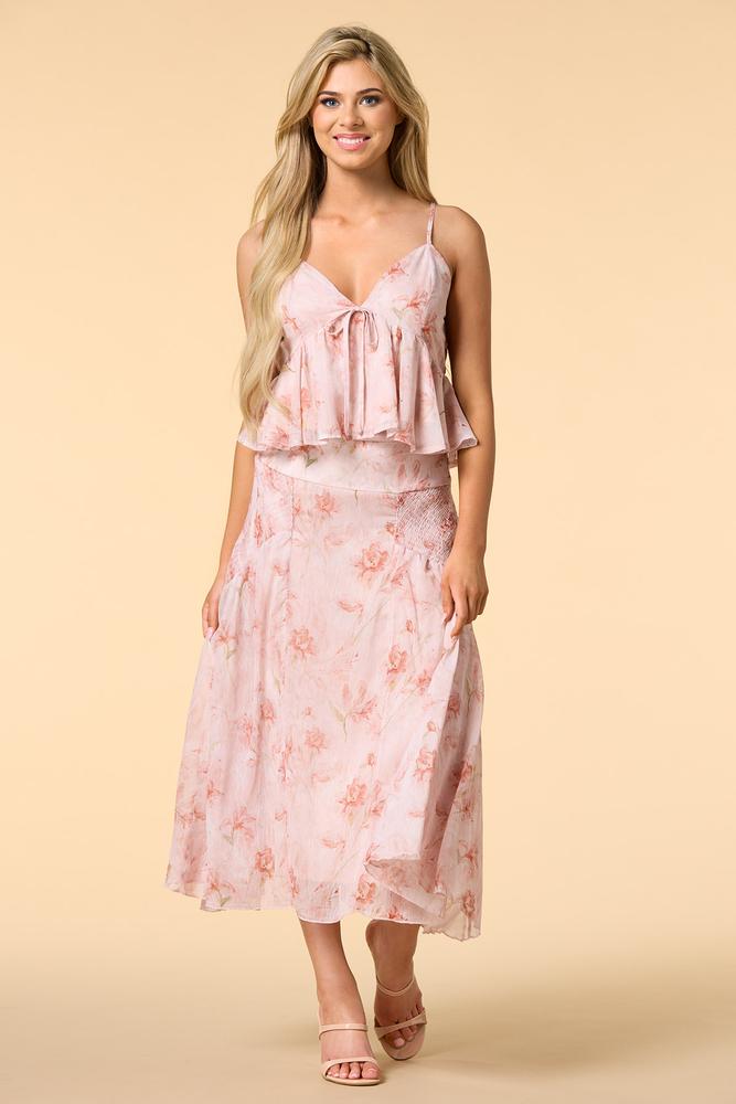 blushing blooms maxi skirt Versona Trends|Apparel