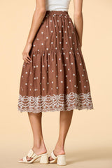 cactus blossom midi skirt Versona Trends|Apparel