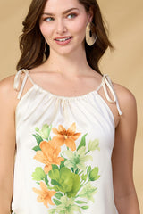 island resort satin tank Versona Trends|Apparel