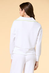 lime light quarter zip pullover Versona Trends|Apparel|Sale