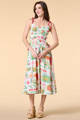 pretty passion fruit midi dress Versona Trends