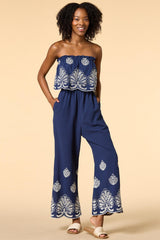 nights in navy jumpsuit Versona Trends