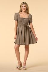 brown eyed girl mini dress Versona Trends