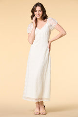 blushing bride maxi dress- ivory Versona Trends