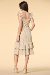 go with gingham midi dress Versona Trends