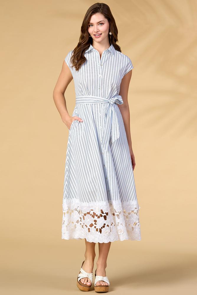 spring water shirt dress Versona Trends|Apparel