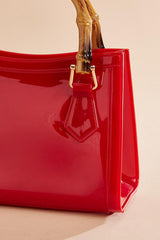 red jelly tote crossbody Versona Trends|Accessories