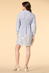blossoming beauty shirt dress Versona Trends
