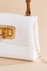 textured jelly bamboo handle crossbody Versona Trends|Accessories