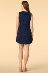 nice and navy mini dress Versona Trends