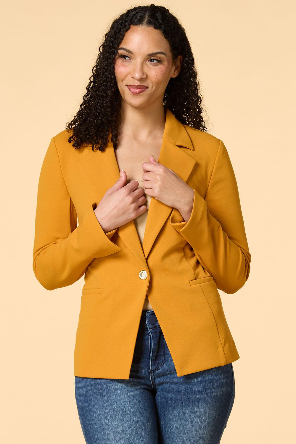 office culture crepe blazer Versona Trends|Apparel|Sale