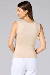 cache faux wrap sweater tank Versona Caché