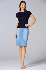 cache shoulder button sweater Versona Caché
