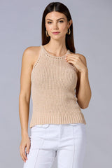 cache solid sweater tank Versona Caché