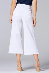 cache high rise white jeans Versona Caché