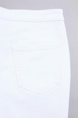 cache flared white jeans Versona Caché