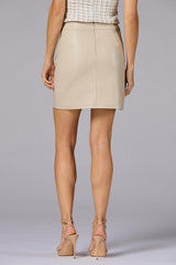 cache faux leather mini skirt Versona Caché