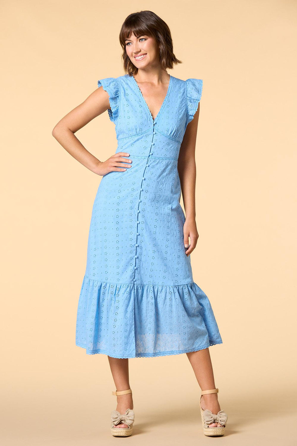 eye in the sky midi dress Versona Apparel