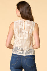 cool in crochet tank Versona Apparel