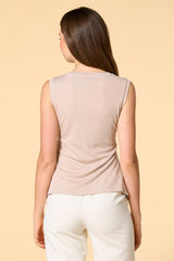 gold mine embellished tank Versona Apparel