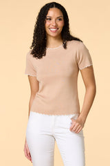 contrast cutie sweater Versona Apparel