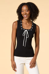trim it up sweater tank Versona Apparel|Sale