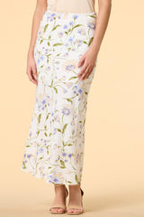 fields of tulips maxi skirt Versona Apparel
