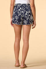 cold water embroidered shorts Versona Apparel