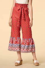 garden gates satin pants Versona Apparel