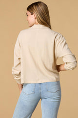 lights on linen jacket Versona Apparel|Sale