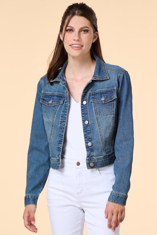 time and time again denim jacket Versona Apparel|Sale