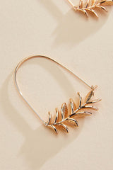 delicate flower wire hoop earrings Versona Jewelry