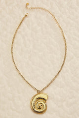waterproof seashell pendant necklace Versona Jewelry